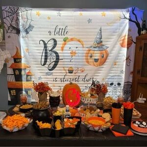 “A Little Boo” Baby Shower Back Drop